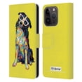 thumbnail image 1 of Head Case Designs Officially Licensed P.D. Moreno Dogs Border Collie Leather Book Wallet Case Cover Compatible with Apple iPhone 15 Pro, 1 of 6