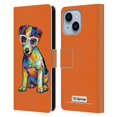 thumbnail image 1 of Head Case Designs Officially Licensed P.D. Moreno Dogs Jack Russell Leather Book Wallet Case Cover Compatible with Apple iPhone 14 Plus, 1 of 6