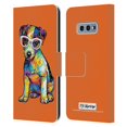 thumbnail image 1 of Head Case Designs Officially Licensed P.D. Moreno Dogs Jack Russell Leather Book Wallet Case Cover Compatible with Samsung Galaxy S10e, 1 of 6