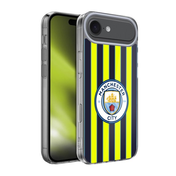 Head Case Designs Manchester City Man City FC 2024/25 Badge Kit Away Soft Gel Case for Apple iPhone 17 Air