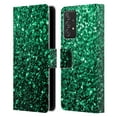 thumbnail image 1 of Head Case Designs Officially Licensed PLdesign Glitter Sparkles Emerald Green Leather Book Wallet Case Cover Compatible with Samsung Galaxy A52 / A52s / 5G (2021), 1 of 6