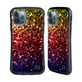 thumbnail image 1 of Head Case Designs Officially Licensed PLdesign Glitter Sparkles Rainbow Hybrid Case Compatible with Apple iPhone 12 / iPhone 12 Pro, 1 of 7