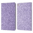 thumbnail image 1 of Head Case Designs Officially Licensed PLdesign Glitter Sparkles Violet Leather Book Wallet Case Cover Compatible with Apple iPad 9.7 2017 / iPad 9.7 2018, 1 of 6