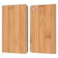 thumbnail image 1 of Head Case Designs Officially Licensed PLdesign Wood And Rust Prints Light Brown Bamboo Leather Book Wallet Case Cover Compatible with Apple iPad 9.7 2017 / iPad 9.7 2018, 1 of 6