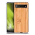thumbnail image 1 of Head Case Designs Officially Licensed PLdesign Wood And Rust Prints Light Brown Bamboo Soft Gel Case Compatible with Google Pixel 6a, 1 of 7