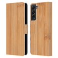 thumbnail image 1 of Head Case Designs Officially Licensed PLdesign Wood And Rust Prints Light Brown Bamboo Leather Book Wallet Case Cover Compatible with Samsung Galaxy S22+ 5G, 1 of 6