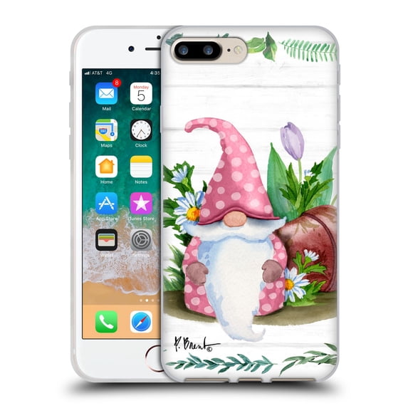 Head Case Designs Officially Licensed Paul Brent Wilderness Spring Gnome Soft Gel Case Compatible with Apple iPhone 7 Plus / iPhone 8 Plus
