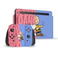 thumbnail image 1 of Head Case Designs Officially Licensed Peanuts Character Graphics Snoopy & Charlie Brown Vinyl Sticker Skin Decal Cover Compatible with Nintendo Switch Bundle, 1 of 9