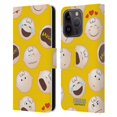 thumbnail image 1 of Head Case Designs Officially Licensed Peanuts Character Patterns Charlie Brown Leather Book Wallet Case Cover Compatible with Apple iPhone 15 Pro, 1 of 6