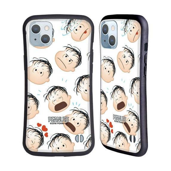 Head Case Designs Officially Licensed Peanuts Character Patterns Linus Hybrid Case Compatible with Apple iPhone 14 Plus