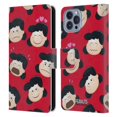 thumbnail image 1 of Head Case Designs Officially Licensed Peanuts Character Patterns Lucy Leather Book Wallet Case Cover Compatible with Apple iPhone 14, 1 of 6