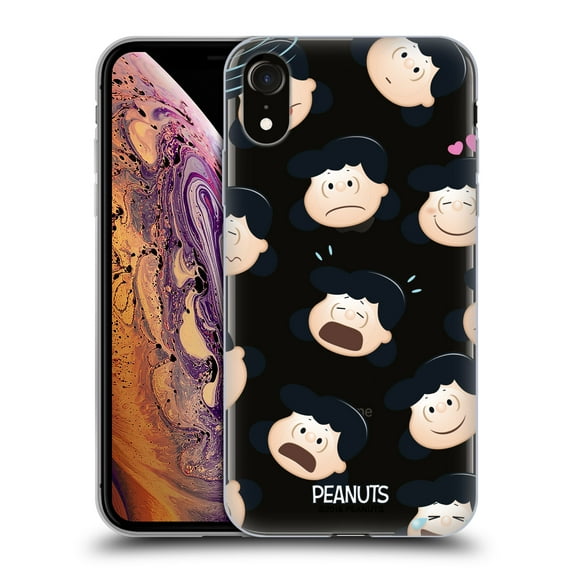 Head Case Designs Officially Licensed Peanuts Character Patterns Lucy Soft Gel Case Compatible with Apple iPhone XR