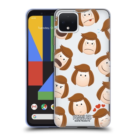 Head Case Designs Officially Licensed Peanuts Character Patterns Peppermint Patty Soft Gel Case Compatible with Google Pixel 4