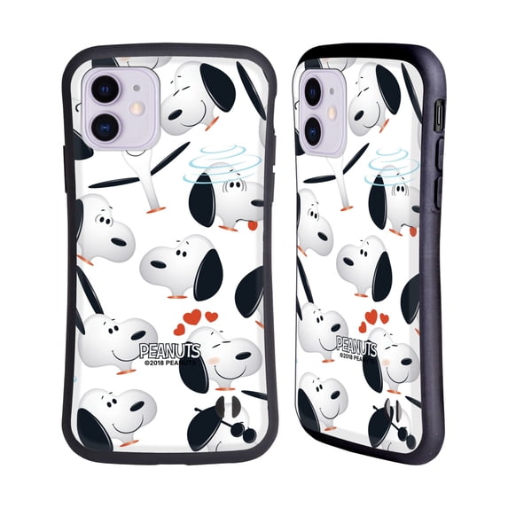 Head Case Designs Officially Licensed Peanuts Character Patterns Snoopy Hybrid Case Compatible with Apple iPhone 11