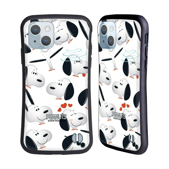 Head Case Designs Officially Licensed Peanuts Character Patterns Snoopy Hybrid Case Compatible with Apple iPhone 14