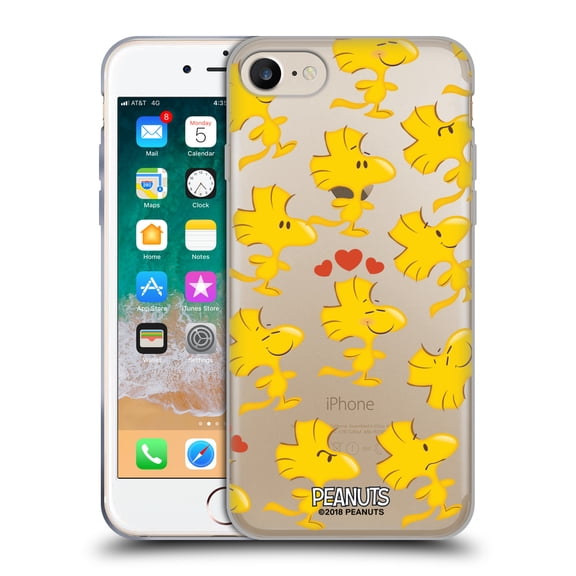 Head Case Designs Officially Licensed Peanuts Character Patterns Woodstock Soft Gel Case Compatible with Apple iPhone 7 / 8 / SE 2020 & 2022