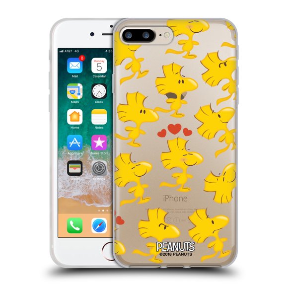 Head Case Designs Officially Licensed Peanuts Character Patterns Woodstock Soft Gel Case Compatible with Apple iPhone 7 Plus / iPhone 8 Plus