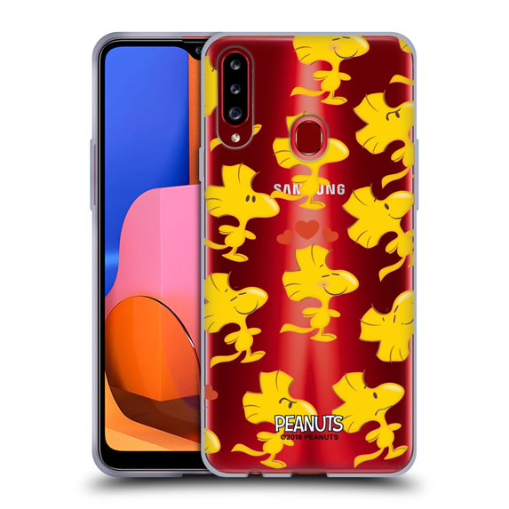 Head Case Designs Officially Licensed Peanuts Character Patterns Woodstock Soft Gel Case Compatible with Samsung Galaxy A20s (2019)