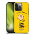 thumbnail image 1 of Head Case Designs Officially Licensed Peanuts Characters Charlie Brown Hard Back Case Compatible with Apple iPhone 14 Pro, 1 of 7