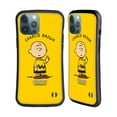 thumbnail image 1 of Head Case Designs Officially Licensed Peanuts Characters Charlie Brown Hybrid Case Compatible with Apple iPhone 13 Pro Max, 1 of 7