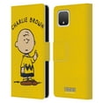 thumbnail image 1 of Head Case Designs Officially Licensed Peanuts Characters Charlie Brown Leather Book Wallet Case Cover Compatible with Google Google Pixel 4, 1 of 6