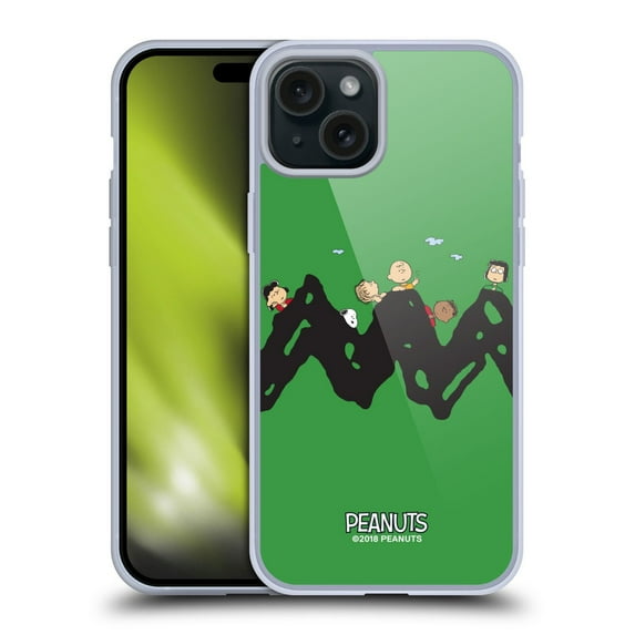 Head Case Designs Peanuts Characters Group Soft Gel Case for Apple iPhone 15 Plus