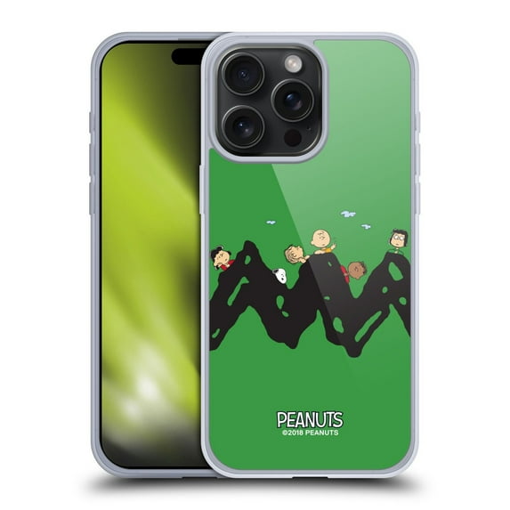 Head Case Designs Peanuts Characters Group Soft Gel Case for Apple iPhone 15 Pro Max