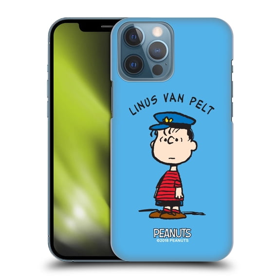Head Case Designs Officially Licensed Peanuts Characters Linus van Pelt Hard Back Case Compatible with Apple iPhone 13 Pro Max