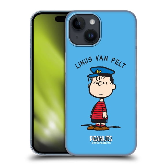 Head Case Designs Officially Licensed Peanuts Characters Linus van Pelt Hard Back Case Compatible with Apple iPhone 15