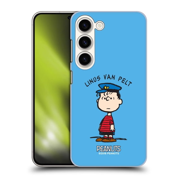 Head Case Designs Officially Licensed Peanuts Characters Linus van Pelt Hard Back Case Compatible with Samsung Galaxy S23 5G