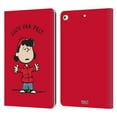 thumbnail image 1 of Head Case Designs Officially Licensed Peanuts Characters Lucy van Pelt Leather Book Wallet Case Cover Compatible with Apple iPad 9.7 2017 / iPad 9.7 2018, 1 of 6