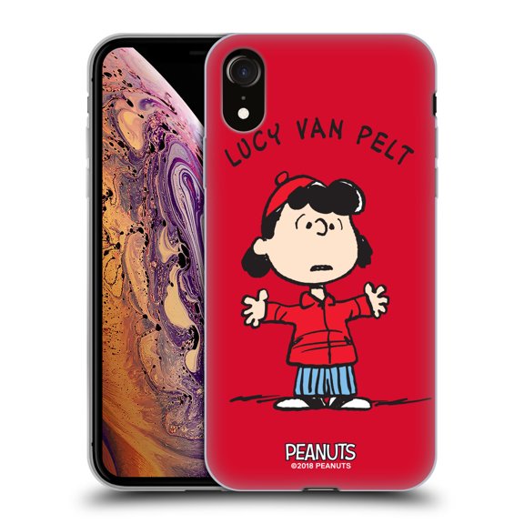 Head Case Designs Peanuts Characters Lucy van Pelt Soft Gel Case for Apple iPhone XR