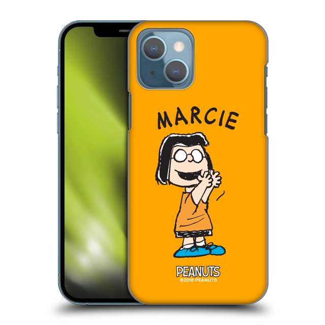 Head Case Designs Officially Licensed Peanuts Characters Marcie Hard Back Case Compatible with Apple iPhone 13