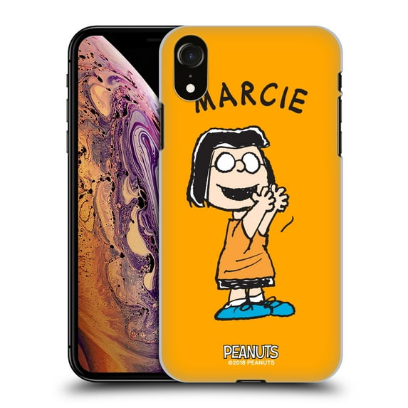 Head Case Designs Officially Licensed Peanuts Characters Marcie Hard Back Case Compatible with Apple iPhone XR