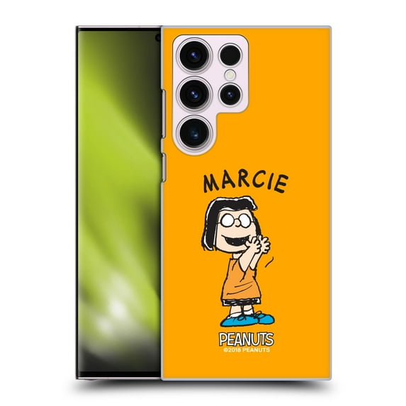 Head Case Designs Officially Licensed Peanuts Characters Marcie Hard Back Case Compatible with Samsung Galaxy S23 Ultra 5G