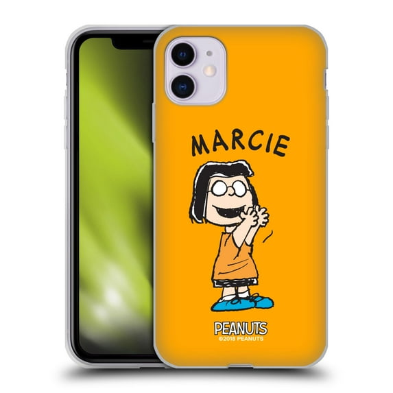 Head Case Designs Officially Licensed Peanuts Characters Marcie Soft Gel Case Compatible with Apple iPhone 11