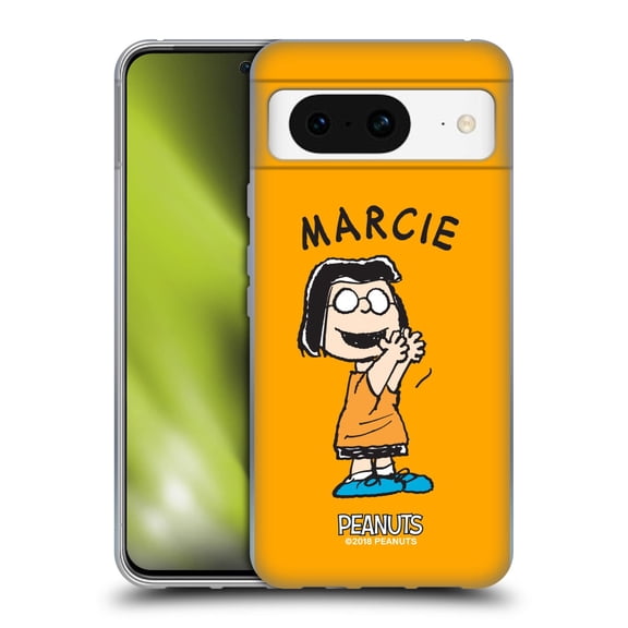 Head Case Designs Officially Licensed Peanuts Characters Marcie Soft Gel Case Compatible with Google Pixel 8