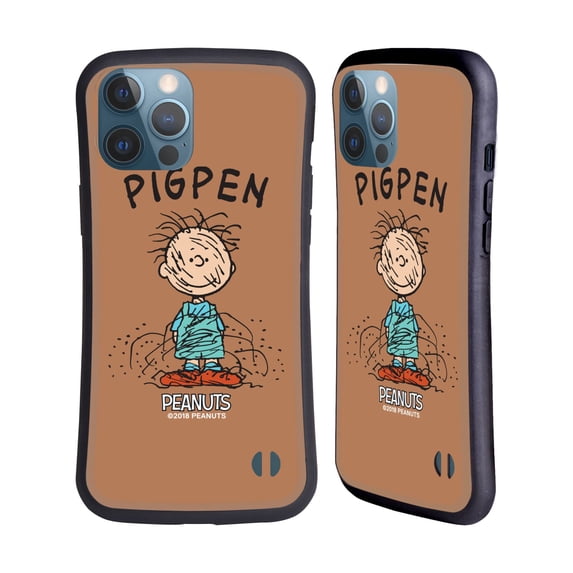 Head Case Designs Officially Licensed Peanuts Characters Pigpen Hybrid Case Compatible with Apple iPhone 13 Pro Max