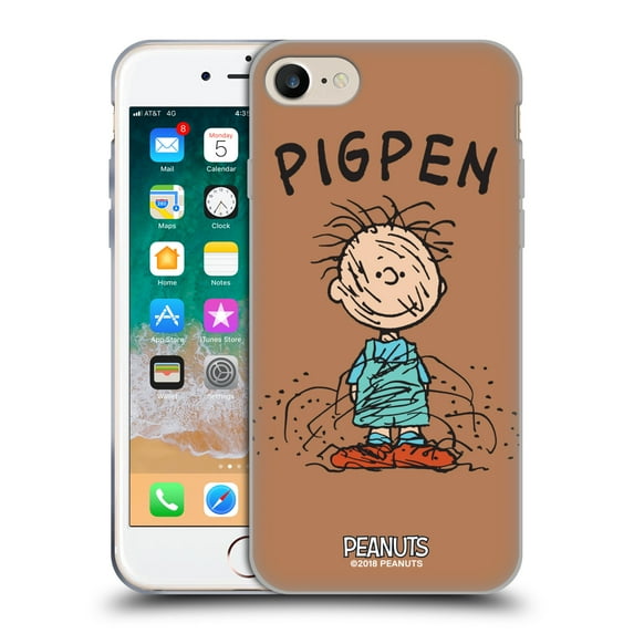 Head Case Designs Officially Licensed Peanuts Characters Pigpen Soft Gel Case Compatible with Apple iPhone 7 / 8 / SE 2020 & 2022