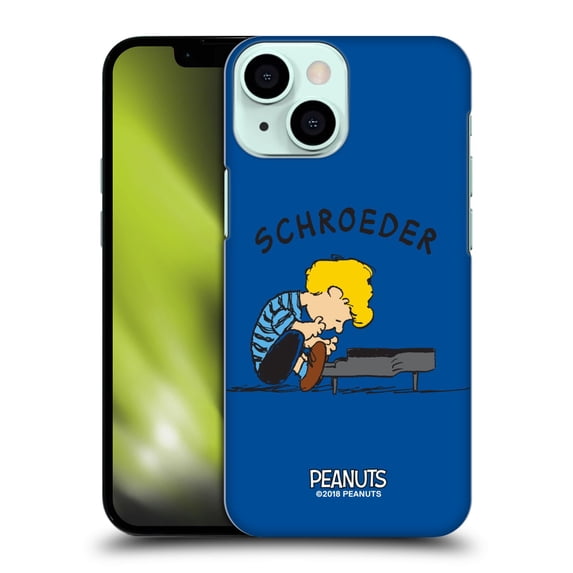 Head Case Designs Officially Licensed Peanuts Characters Schroeder Hard Back Case Compatible with Apple iPhone 13 Mini