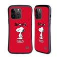 thumbnail image 1 of Head Case Designs Officially Licensed Peanuts Characters Snoopy Hybrid Case Compatible with Apple iPhone 15 Pro Max, 1 of 7