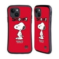 thumbnail image 1 of Head Case Designs Officially Licensed Peanuts Characters Snoopy Hybrid Case Compatible with Apple iPhone 15, 1 of 7