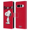thumbnail image 1 of Head Case Designs Officially Licensed Peanuts Characters Snoopy Leather Book Wallet Case Cover Compatible with Google Pixel 7 Pro, 1 of 6