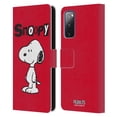 thumbnail image 1 of Head Case Designs Officially Licensed Peanuts Characters Snoopy Leather Book Wallet Case Cover Compatible with Samsung Galaxy S20 FE / 5G, 1 of 6