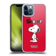 thumbnail image 1 of Head Case Designs Peanuts Characters Snoopy Soft Gel Case for Apple iPhone 12 Pro Max, 1 of 7