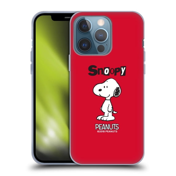 Head Case Designs Officially Licensed Peanuts Characters Snoopy Soft Gel Case Compatible with Apple iPhone 13 Pro