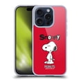 thumbnail image 1 of Head Case Designs Peanuts Characters Snoopy Soft Gel Case for Apple iPhone 15 Pro, 1 of 7