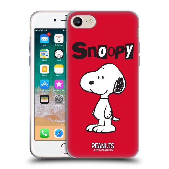 Head Case Designs Officially Licensed Peanuts Characters Snoopy Soft Gel Case Compatible with Apple iPhone 7 / 8 / SE 2020 & 2022
