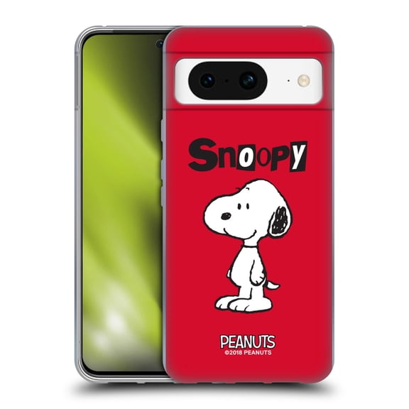 Head Case Designs Officially Licensed Peanuts Characters Snoopy Soft Gel Case Compatible with Google Pixel 8