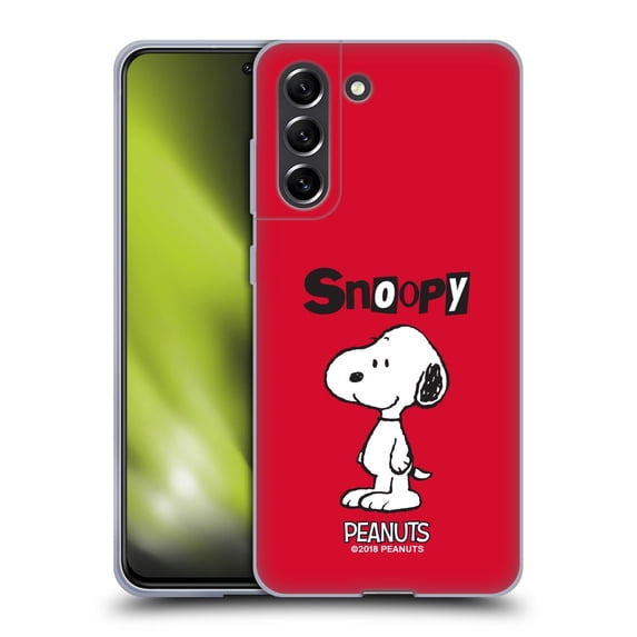 Head Case Designs Officially Licensed Peanuts Characters Snoopy Soft Gel Case Compatible with Samsung Galaxy S21 FE 5G
